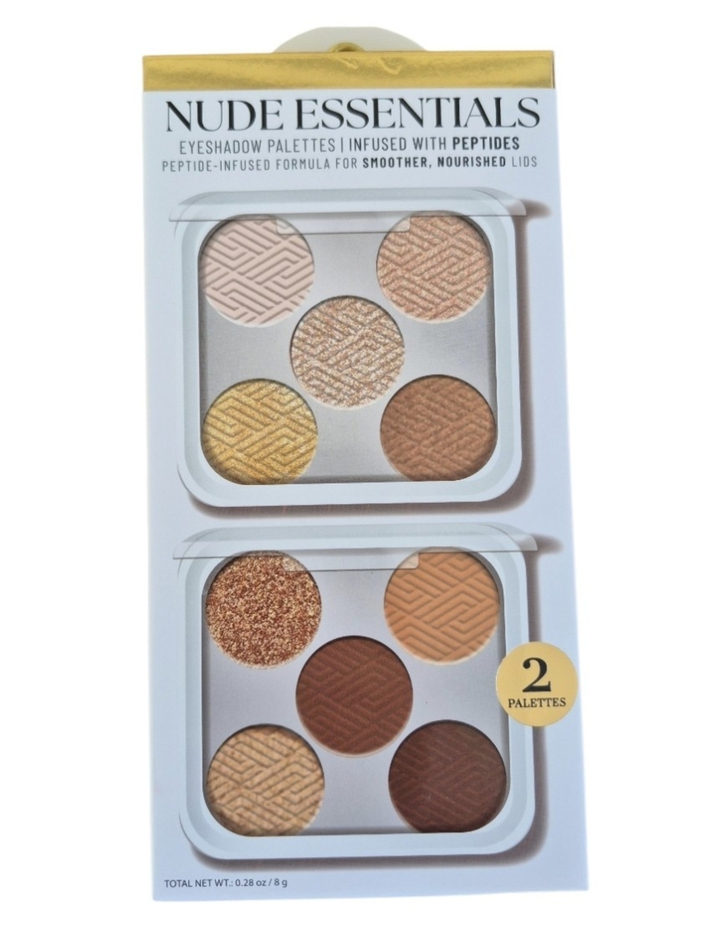 Nude Essentials Eyeshadow Palettes Set - 2 Palettes, 10 Shades Total